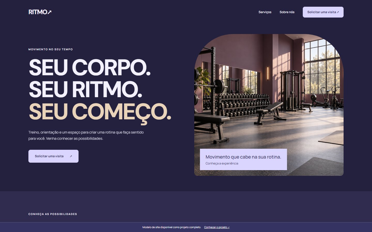 Prévia do projeto Ritmo Movimento